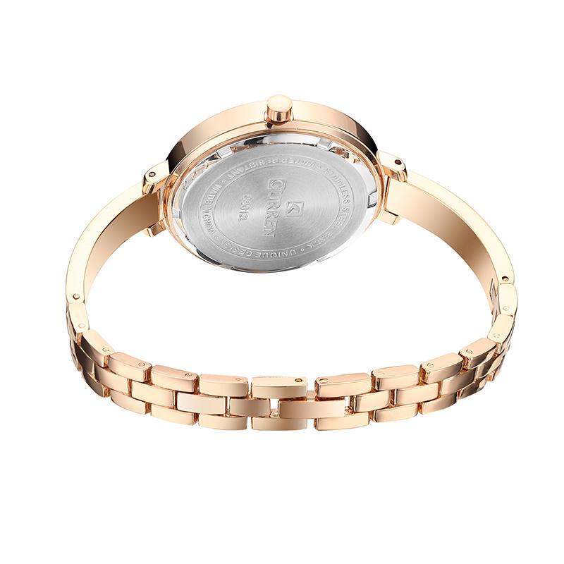 CURREN 9012 Alloy Case Casual Style Women Bracelet Watch Gift Waterproof Quartz Watch - Trendha