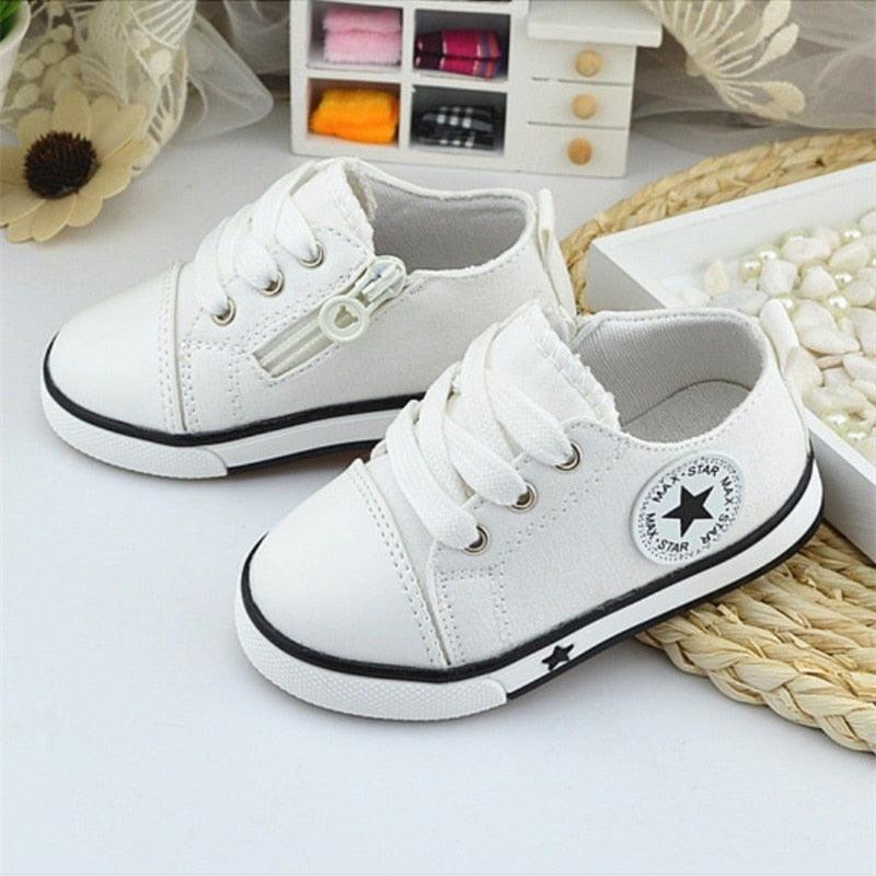 Fashion Breathable Canvas Baby Shoes - Trendha