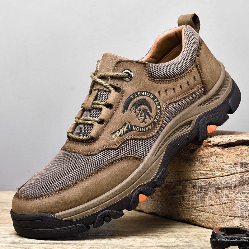 Large Size Outdoor Sports Shoes Men's First Layer Cowhide - Trendha