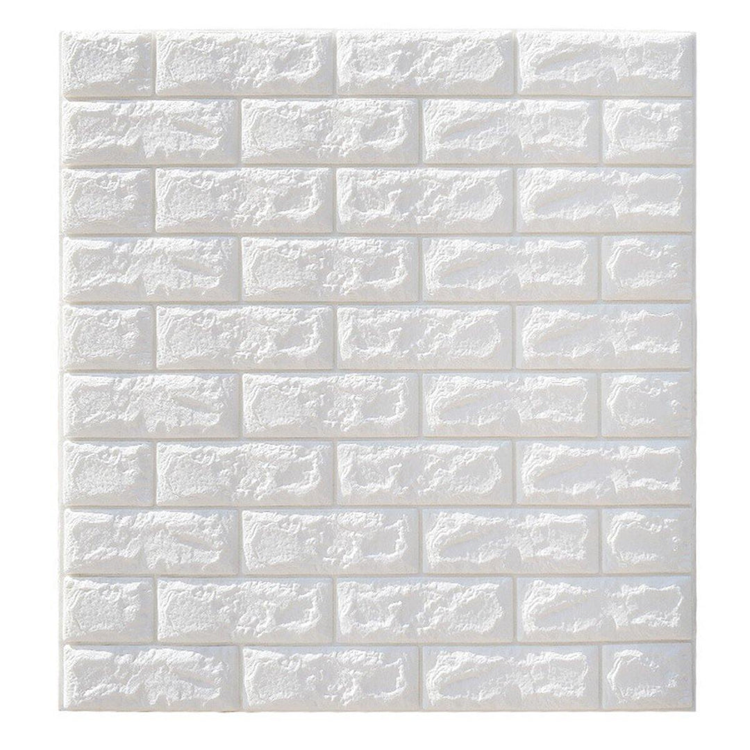 3D Brick DIY Wall Sticker Self-adhesive Waterproof Panels Wallpaper Decal 3D Brick Pattern Foam Wall Sticker for Home Decor - Trendha