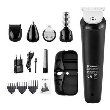 Kemei km-550 11 in 1 Electric Hair Clipper Rechargeable Cordless Nose Hair Trimmer Shaver 100-240V - Trendha