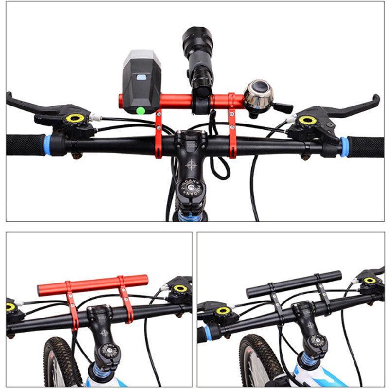 20CM Bike Flashlight Holder Handle Bar Bicycle Accessories Extender Mount Brack - Trendha