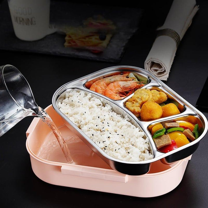 304 Stainless Steel Colorful Design Lunch Box - Trendha