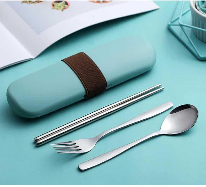 304 Stainless Steel Cutlery Set with Case - Trendha
