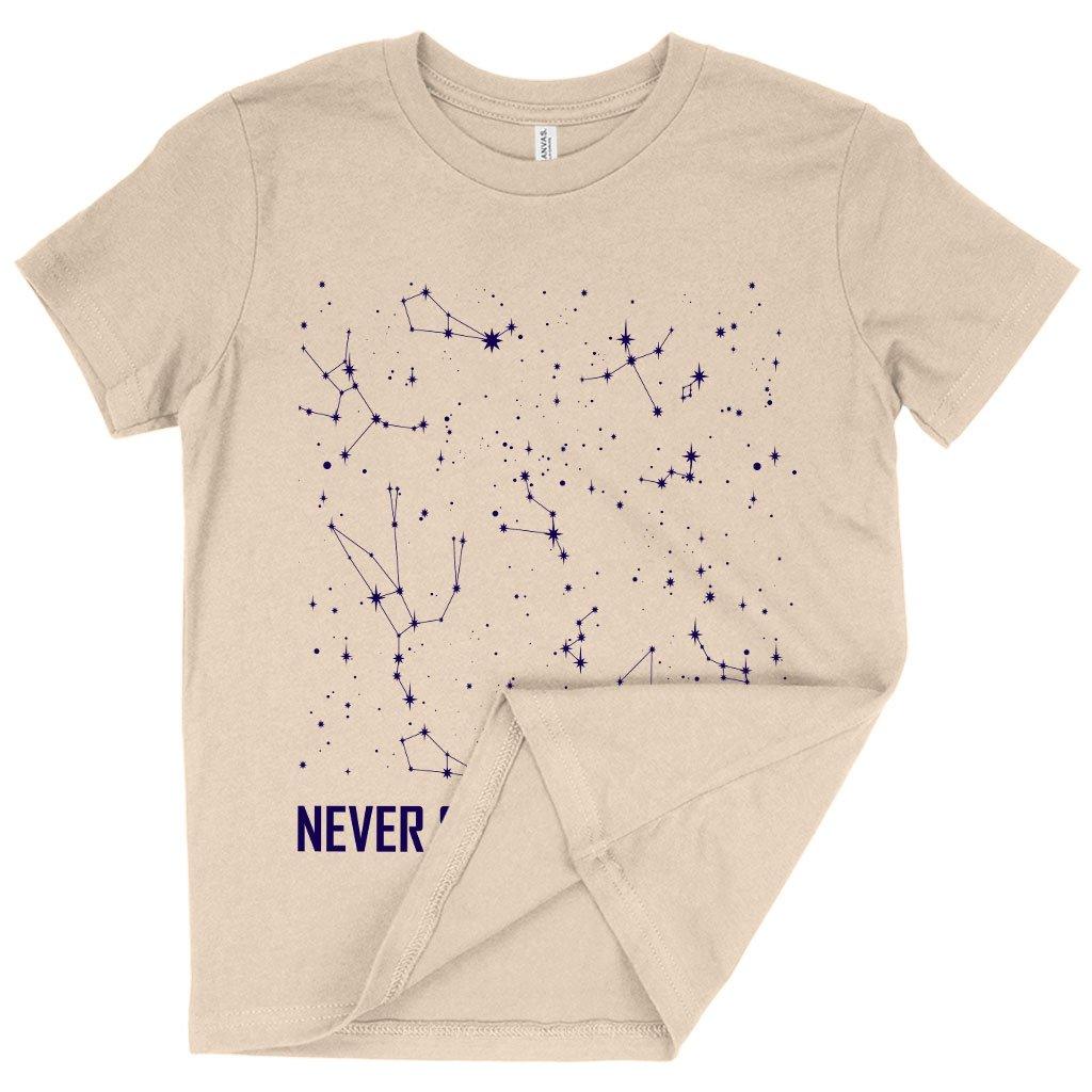 Kids' Never Stop Looking Up T-Shirt - Constellation T-Shirt - Stars T-Shirt - Trendha