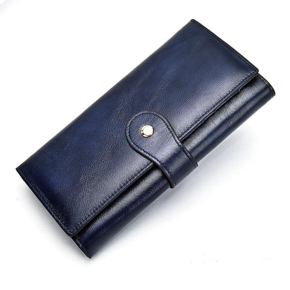Leather lady antimagnetic RFID wallet - Trendha