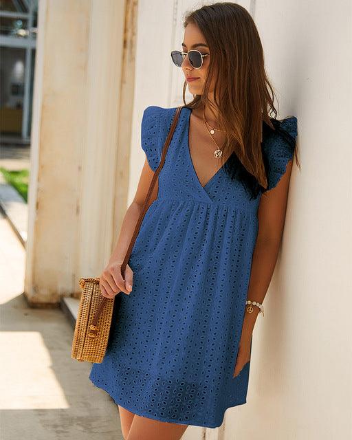 Lace casual dress - Trendha