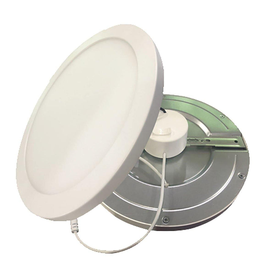 LOC-12RDDL-21WMCCT - LED 12 INCH SURFACE MOUNT DOWNLIGHT, 21W, MULTI-CCT 2700K, 3000K, 3500K, 4000K,,5000K, 1,800LM, DIMMABLE, 120V, CRI80, UL & ENERGY STAR LISTED - Trendha