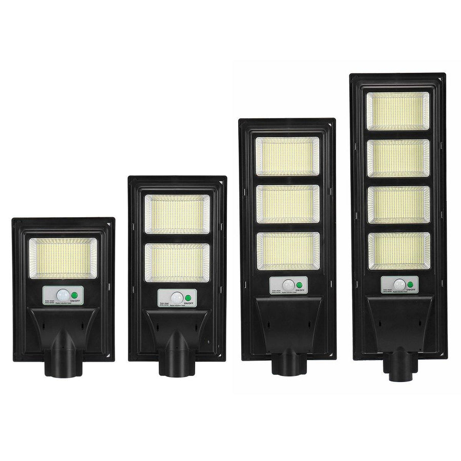 347/748/1122/1496 LED Solar Street Light PIR Motion Sensor Outdoor Wall Lamp W/ Remote - Trendha