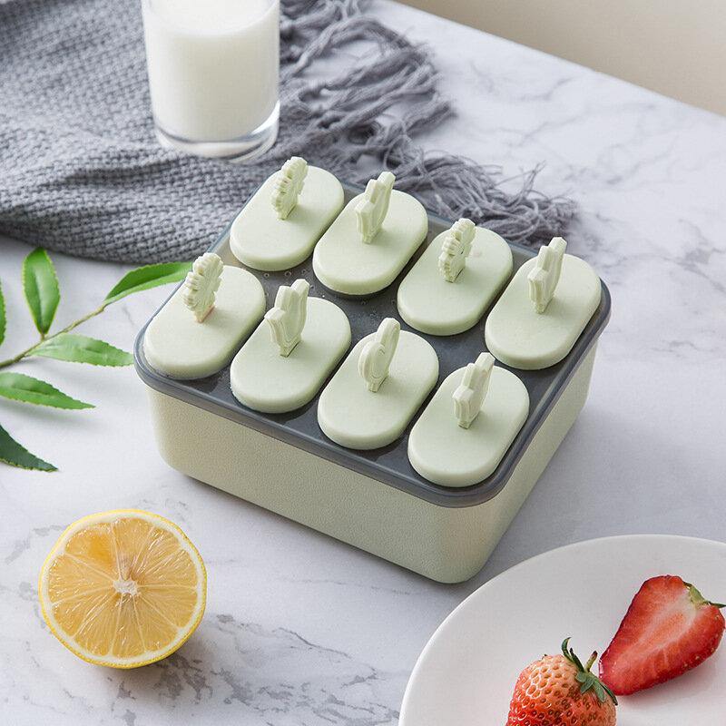 Convenient Creative Home Made Healthy Ice Cream Frozen Mould Box Simple Flowers Pattern Lattice Lolly Boxes - Trendha
