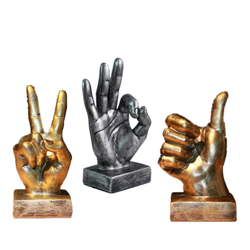 Resin gesture ornaments - Trendha