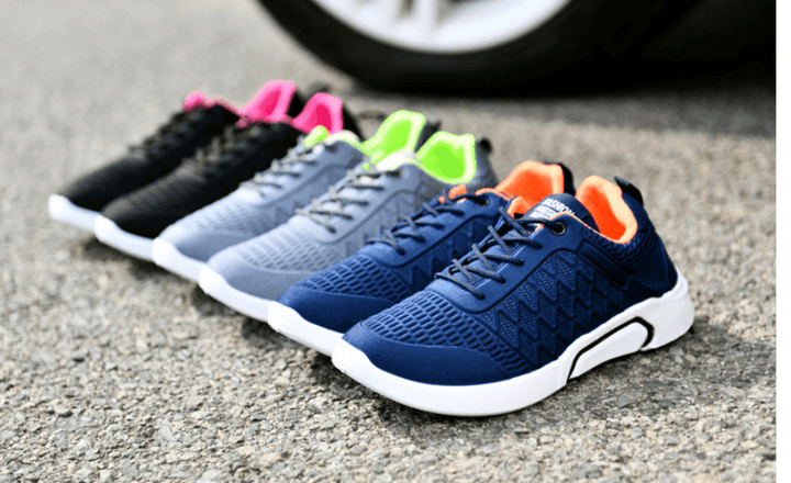 New Spring Sports Shoes, Three-color Optional Mesh Casual Fashion Shoes, Comfortable Outdoor Running Shoes - Trendha
