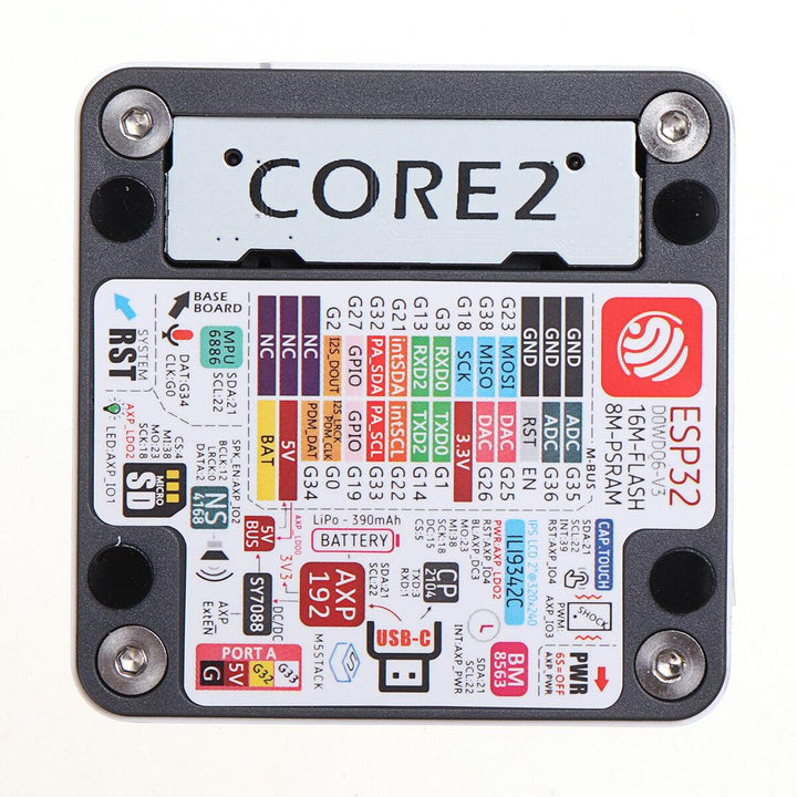 M5Stack® Core2 ESP32 with Touch Screen Development Board Kit WiFi bluetooth Graphical Programming WiFi BLE IoT M5Stack for Arduino - products that work with official Arduino boards - Trendha