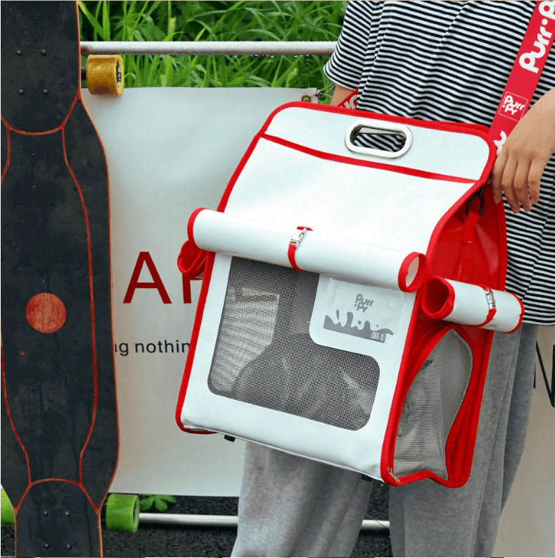 Cat Air Box Eggshell Milk One-shoulder Handbag - Trendha