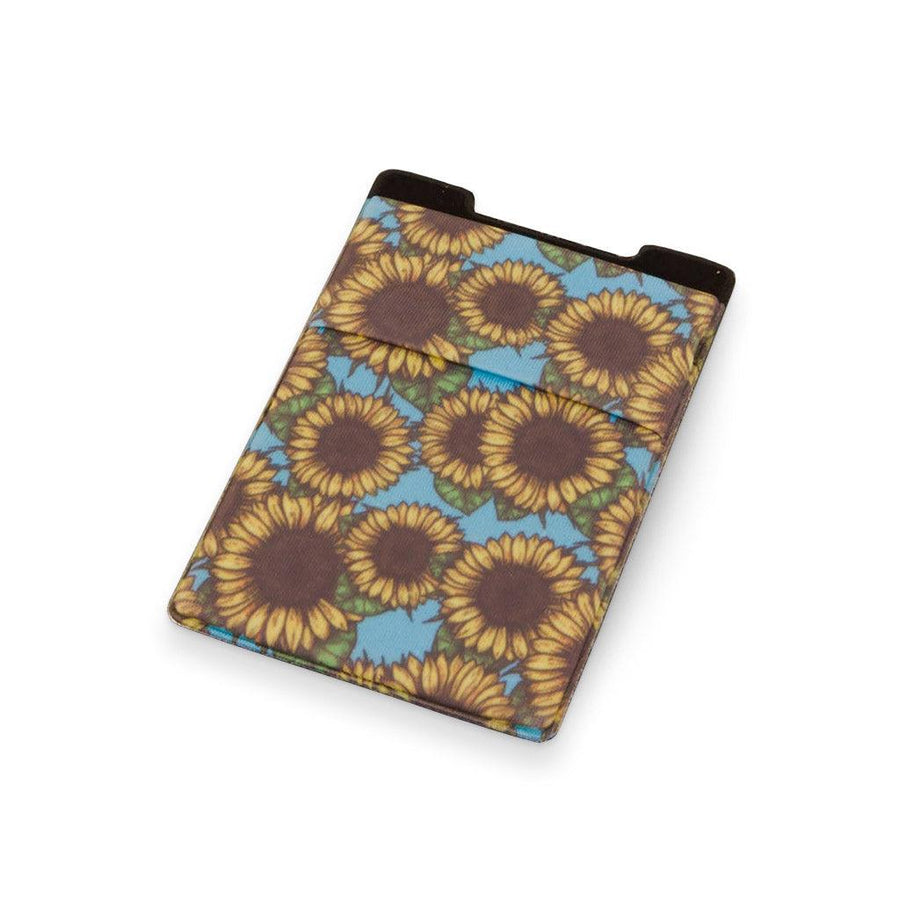 Sunflower Print Phone Pocket - Trendha