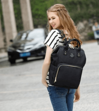 Fashion Double Shoulders Mommy Bag Backpack Large Capacity - Trendha