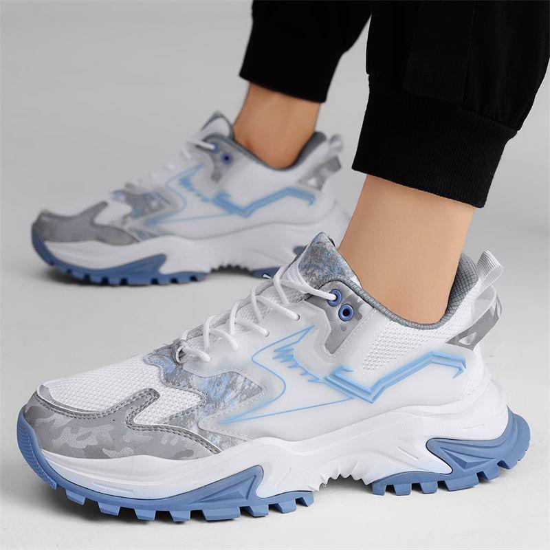 Fashion Student Sneakers Breathable Running Casual Daddy Shoes - Trendha