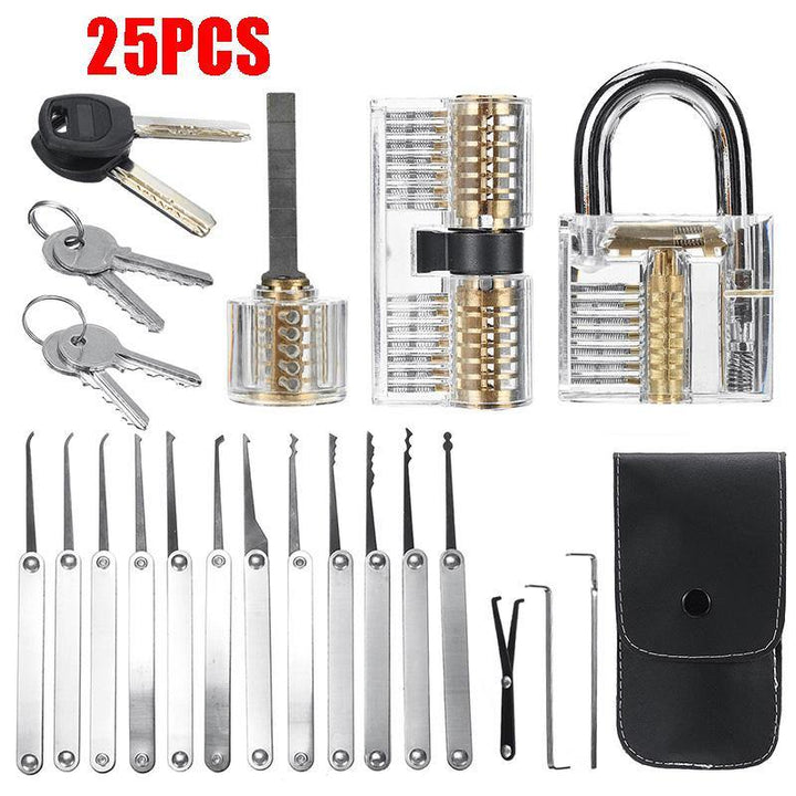 Unlocking Locksmith Practice Lock Pick Key Extractor Padlock Lockpick Tool Kits - Trendha