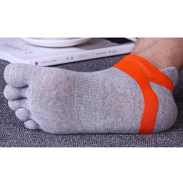 Five Toes Socks Sports Outdoor Anklet Deodorant Anti-bacterial Thick Comfortable Casual Socks - Trendha