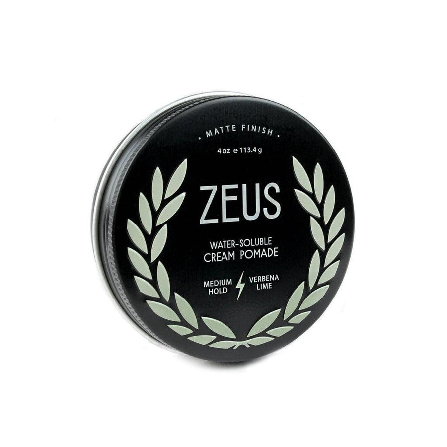 Zeus Medium Hold Verbena Lime Cream Pomade - Trendha