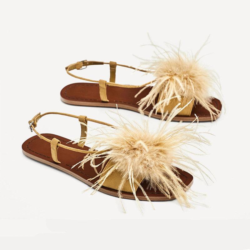 Fairy Beach Flat Bohemian Roman Sandals - Trendha