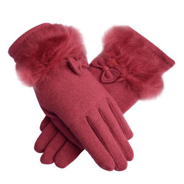 LYZA Women Warm Elegant Wool Gloves - Trendha