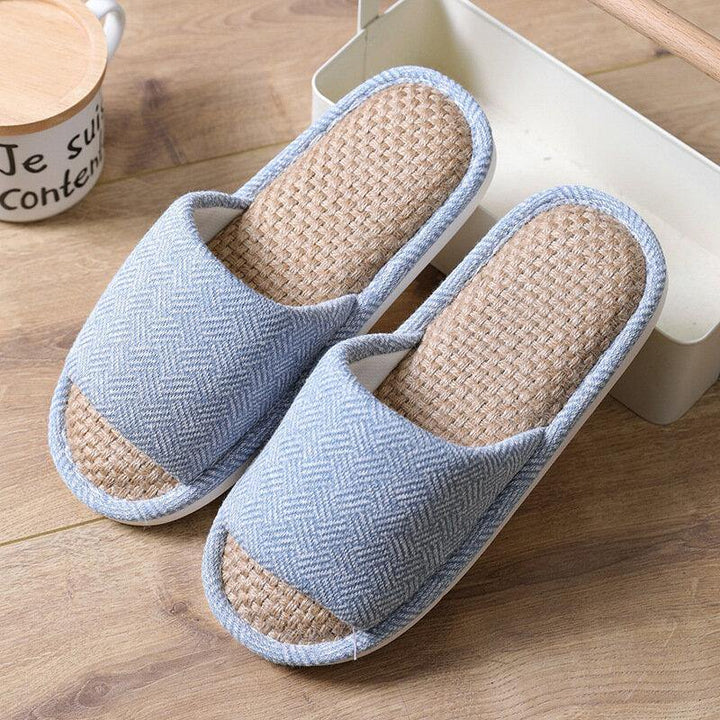 Women Knitted Comfy Open Toe Home Slippers - Trendha
