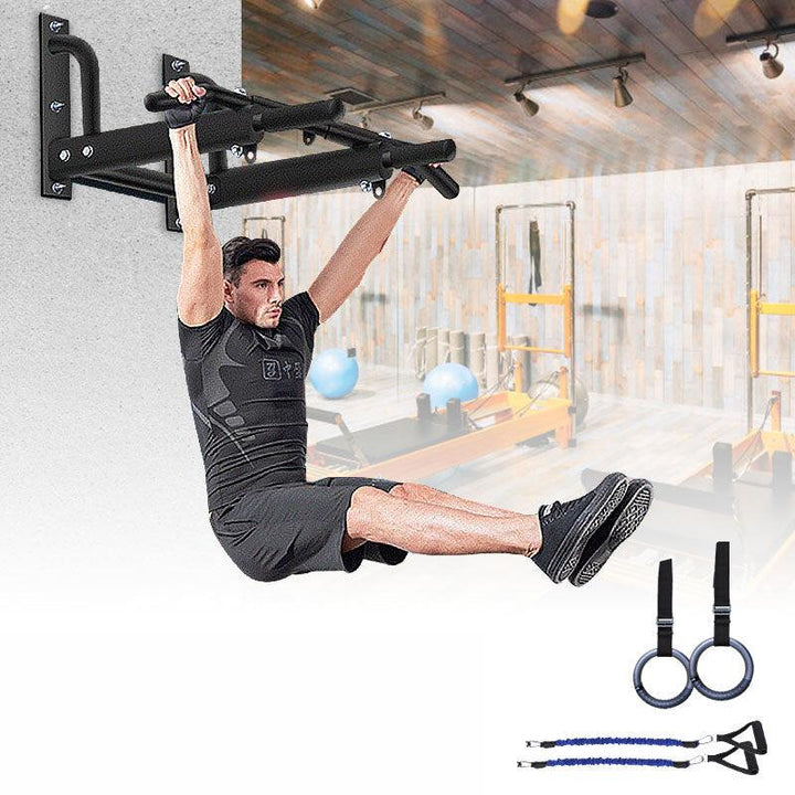Gym Wall Mount Pull Up Bar Home Training Chin-Up Bars Fitness Exercise Tools - Trendha