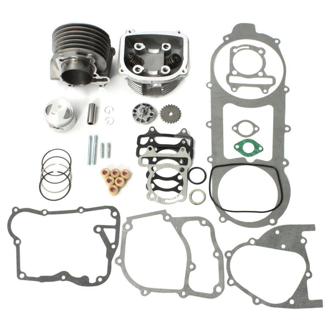 57mm Bore Cylinder Engine Rebuild Kit For 150cc Gy6 Chinese Scooter Parts - Trendha