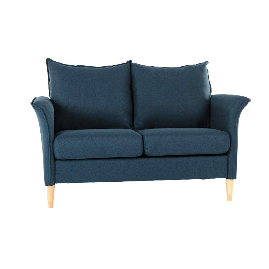 Loveseat, Sofa Love Seats, Home Fabric Modern Upholstered Couch, Easy Assembly,Blue - Trendha