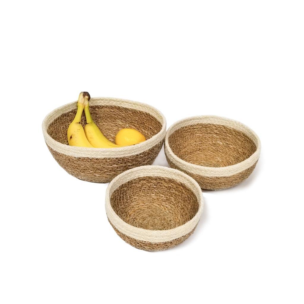 Savar Round Bowls - Set of 3 - Trendha