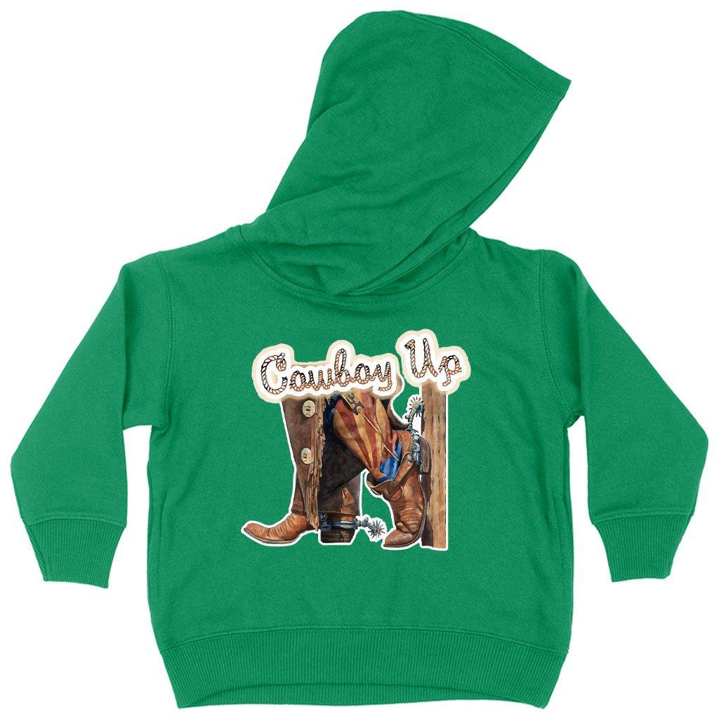 Toddler Cowboy Up Hoodie - Vintage Hoodies - Trendha