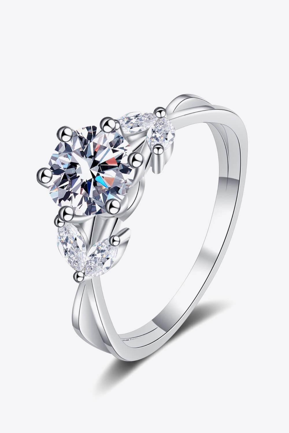 Come With Me 1 Carat Moissanite Ring - Trendha