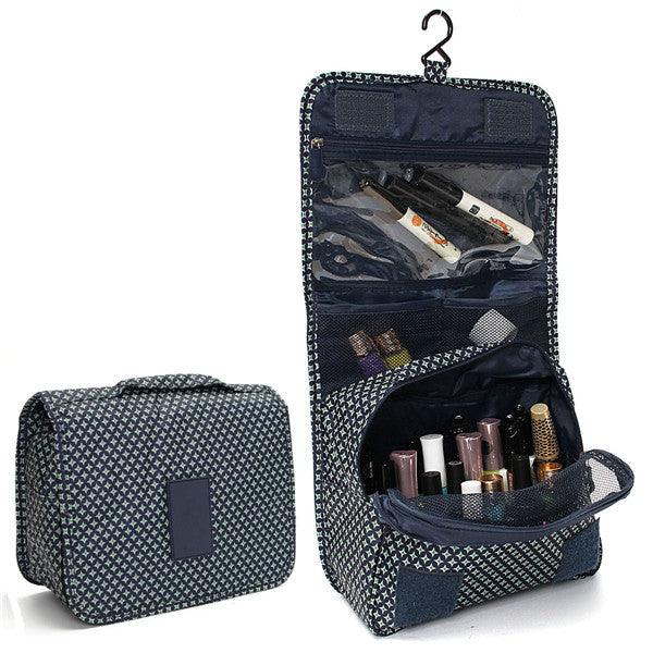 Zipper Hanging Toiletry Bags Floral Pattern Travel Organizer Case Women Cosmetic Makeup Bags - Trendha