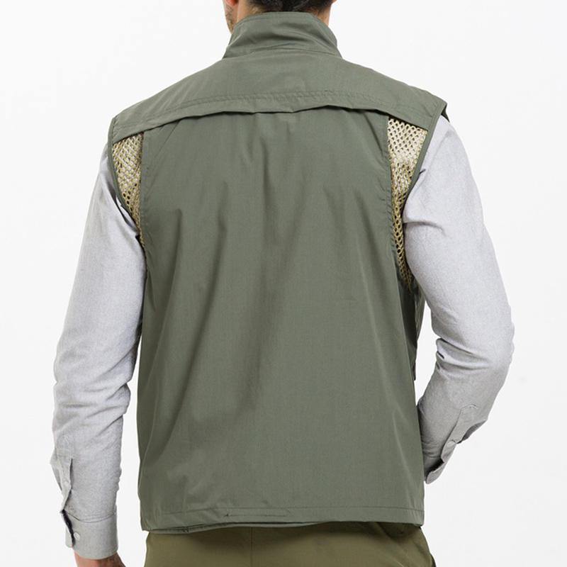 Men's Outdoor Utility Vest - Waterproof, Quick-Dry, and Breathable - Trendha