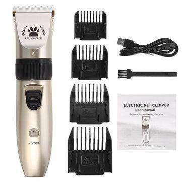 USB Rechargeable Pet Hair Clipper Pet Shaver Dog Electric Clipper Haircut Pet Head Hair Clipper - Trendha