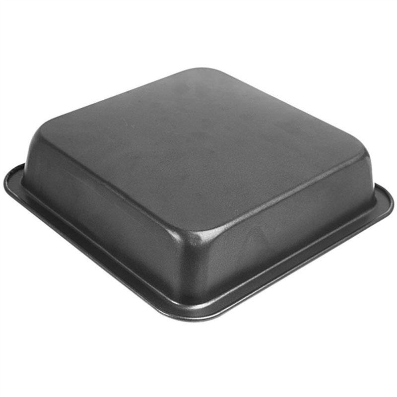 KC-OP02 8 Inches Stainless Steel Non-stick Square Pizza Cake Mold Bread Cookie Tray Oven Pan - Trendha