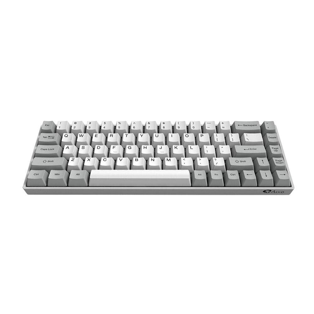 AKKO 3068 - Silent Mechanical Keyboard 68 Keys bluetooth Wired Dual Mode PBT Keycap Gateron Switch White Backlight Gaming Keyboard - Trendha