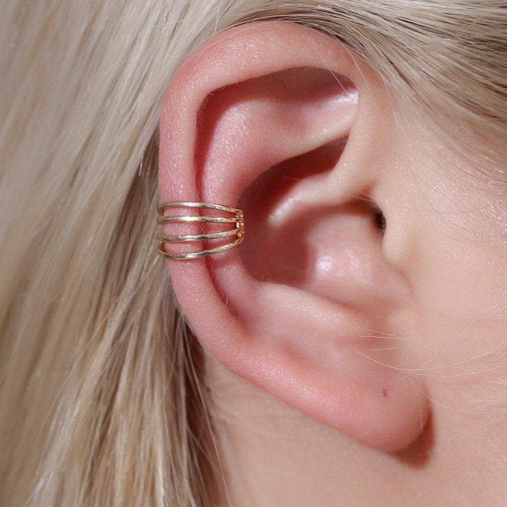 Multilayered Ear Cuff - Trendha