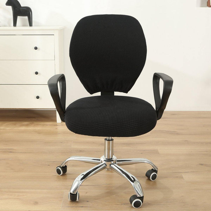 Swivel Computer Stretch Chair Covers Armchair Back Seat Decor Office Rotating Set - Trendha