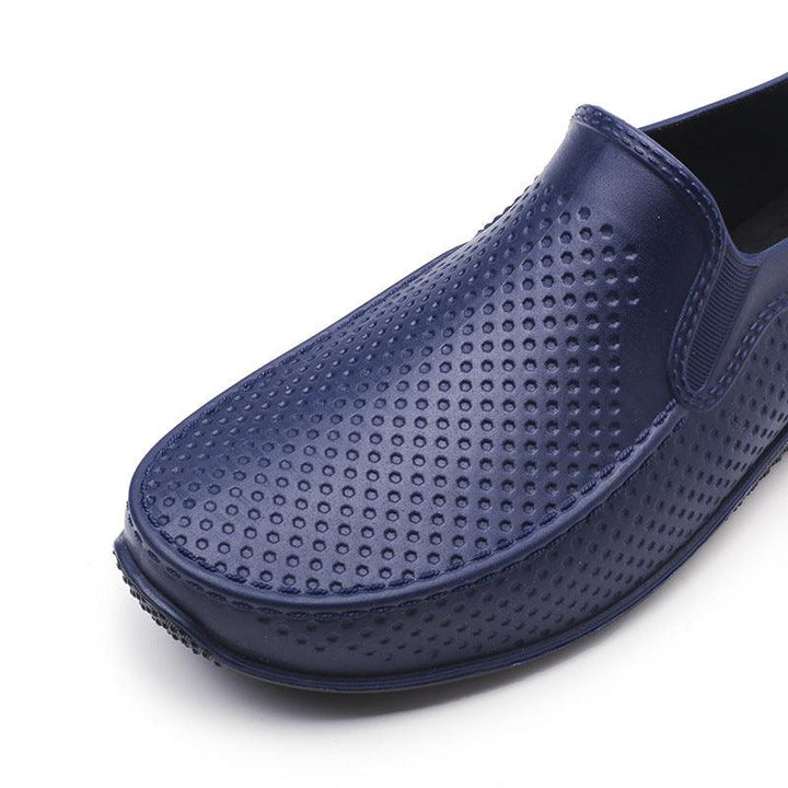 Men's Simple Casual PVC Short Rain Boots - Trendha