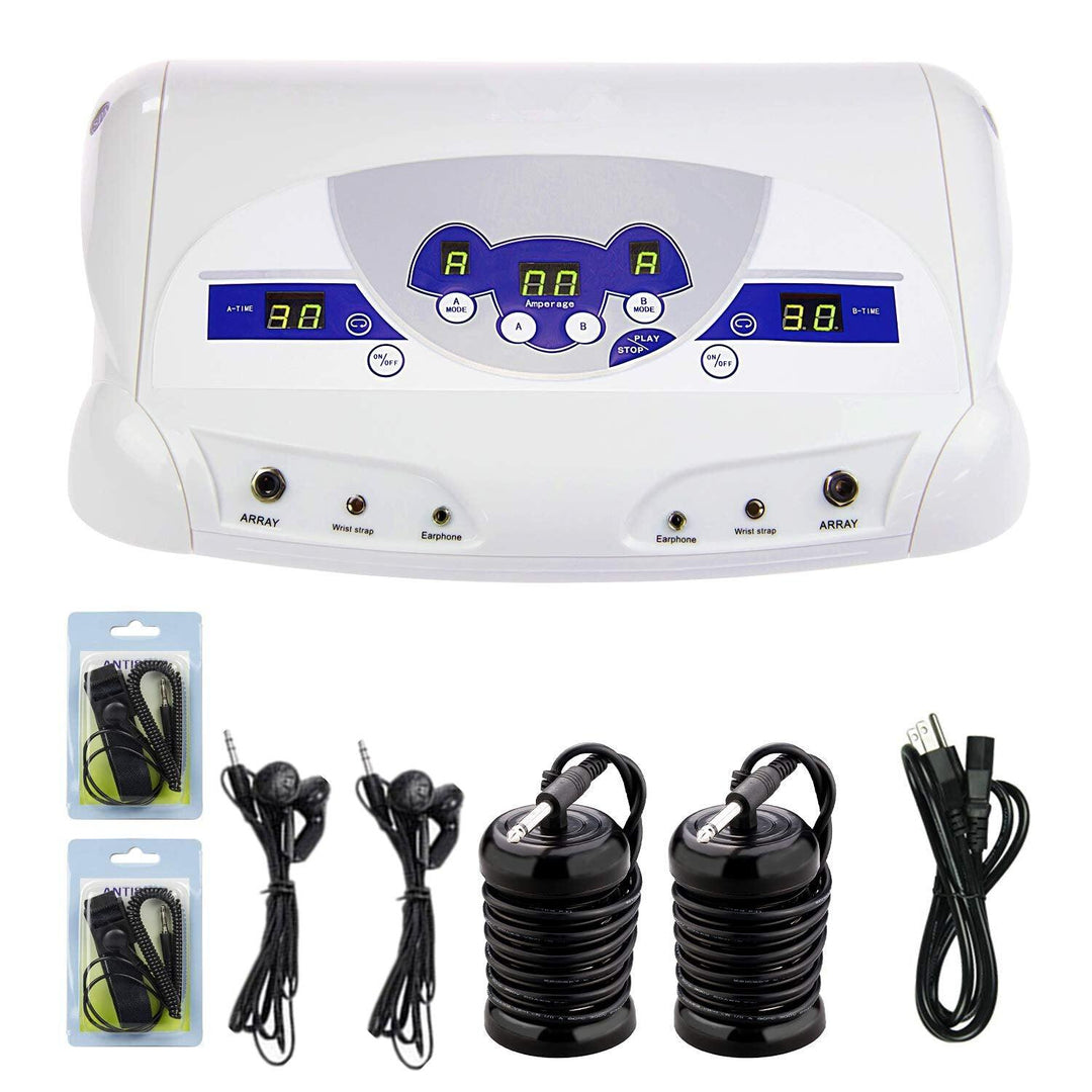 Detox Foot Bath Dual Ionic Cell Relax Spa Massager Machine LCD MP3 Music Player - Trendha