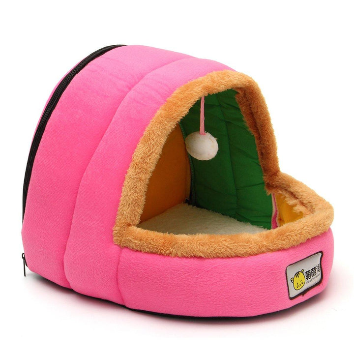 Foldable Kennel Dog Bed For Dogs Cats Animals Pet House Tent All Seasons Washable Cushion - Trendha