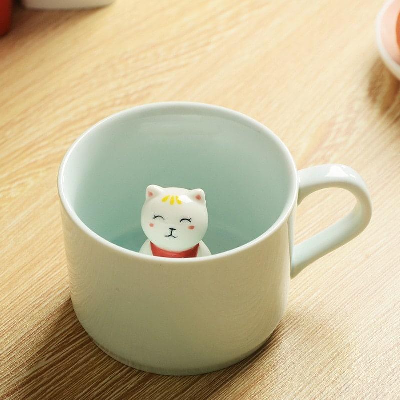 3D Cat Coffee Cup - Trendha