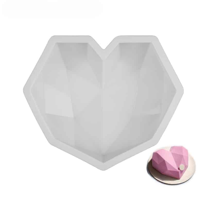 3D Heart Shaped Silicone Molds - Trendha