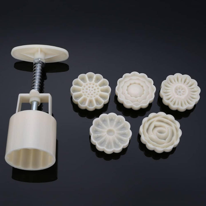 3D Rose Shaped Hand Pressure Cake Molds 7 pcs/Set - Trendha