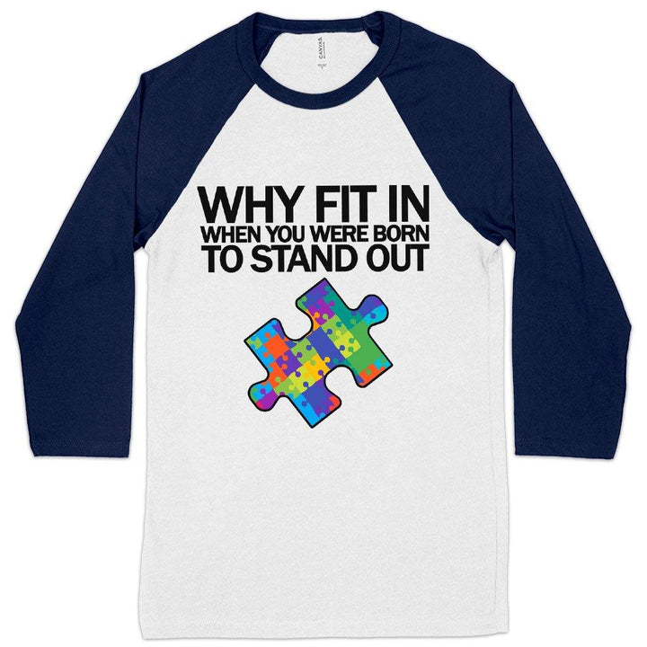 Autism Puzzle Baseball T-Shirt - Autism T-Shirt Ideas - Autism Awareness T-Shirt - Trendha