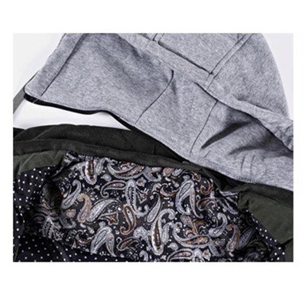 Patchwork Color Hood Warm Vests - Trendha