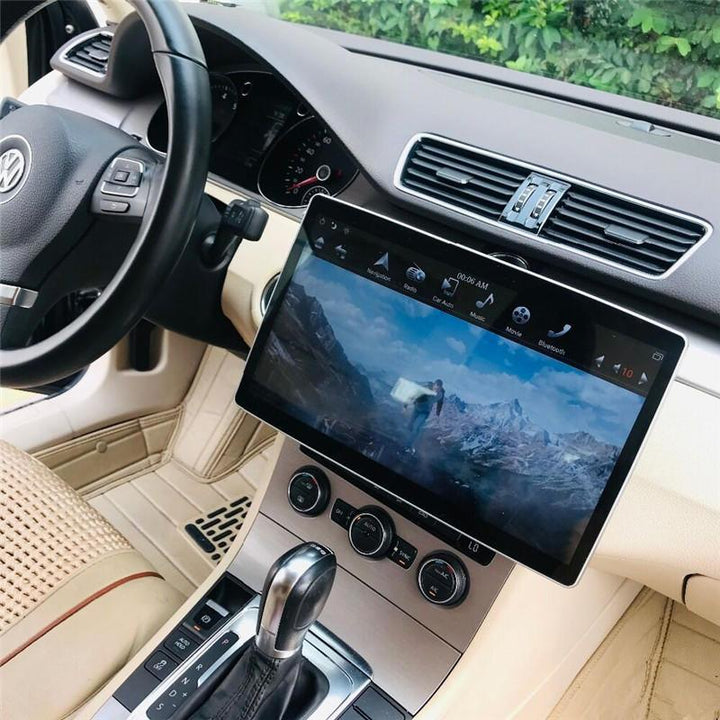 PX6 12.8 Inch for Android 8.1 Car Stereo Radio 180 Degree Rotable IPS Touch Screen 4G+32G GPS WIFI 3G 4G FM AM Support Vehicle Balance Detection - Trendha