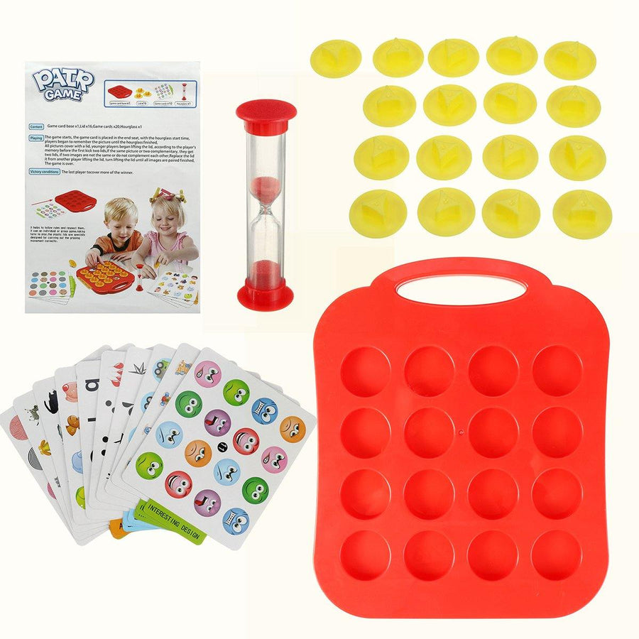 Matching Pair Game Educational Interactive Puzzle Toy Promotes Brain and Hand Development Parent Child Interaction Playing Board for Kids - Trendha
